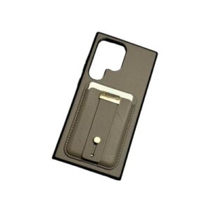 Premium Galaxy S24 Ultra Card Holder Cover - Grey