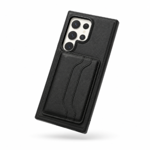 Samsung Leather Cover with Card Holder Black